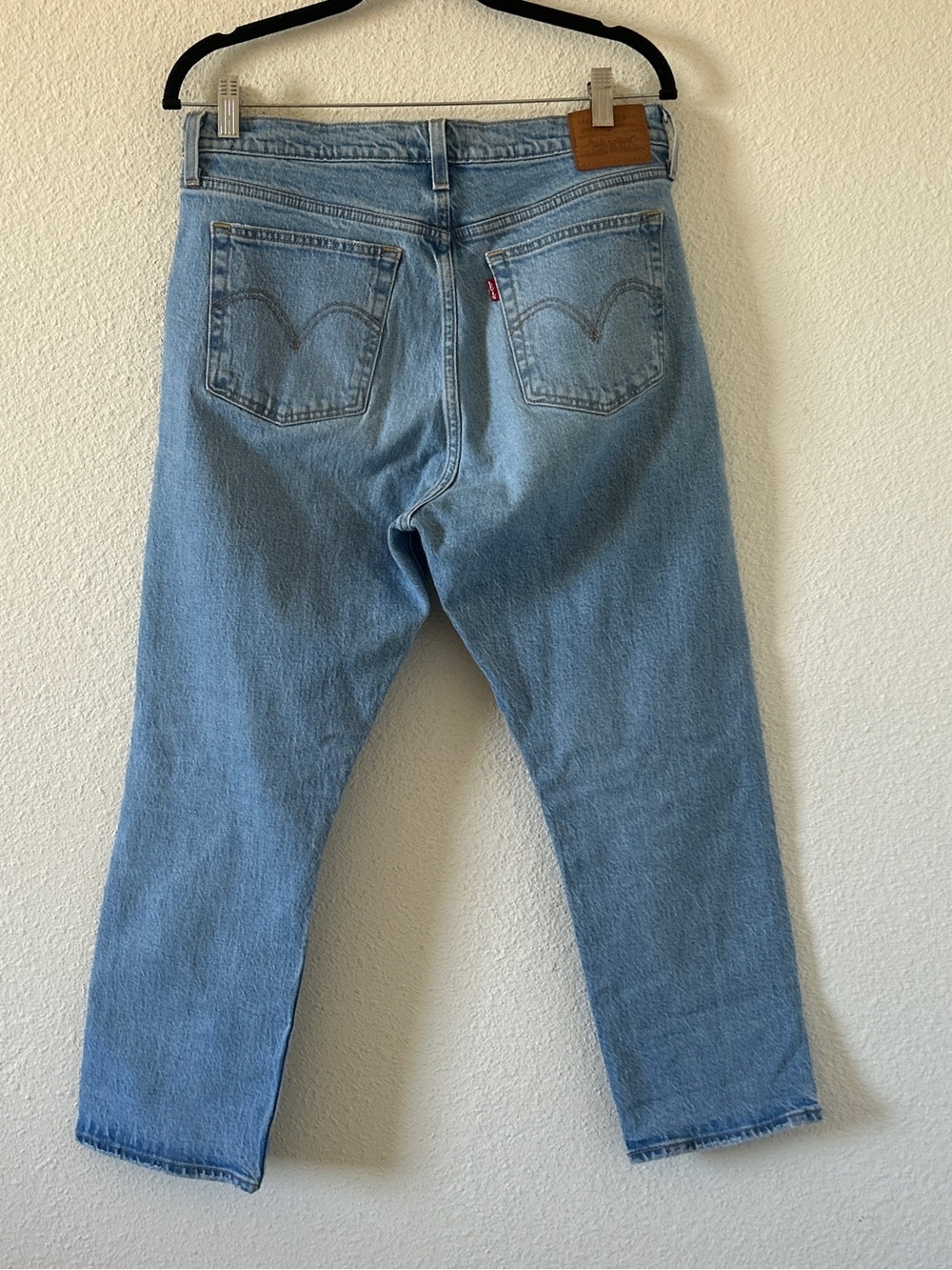Levi’s Big E Wedgie Straight Ankle Jeans Women’s 31 light Wash Blue - Picture 8 of 8